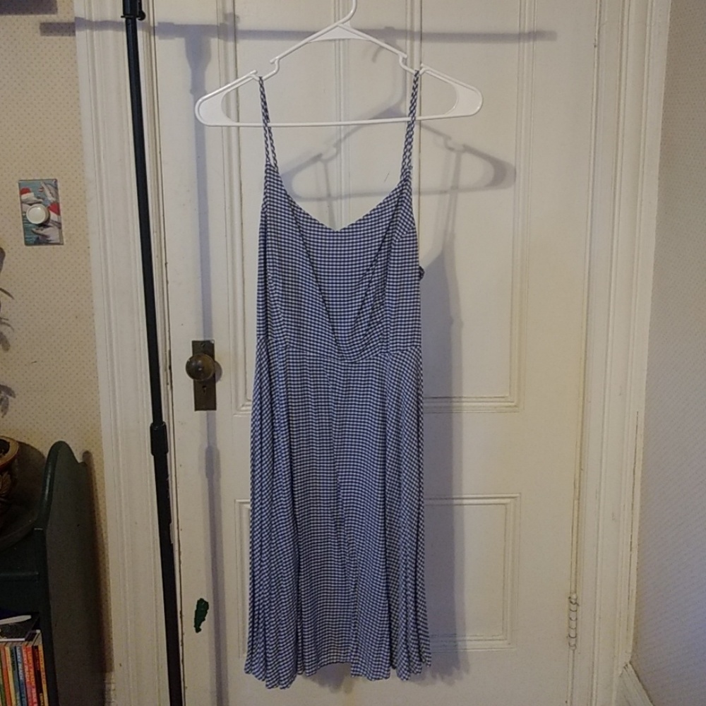 Old Navy gingham sundress (needs TLC)